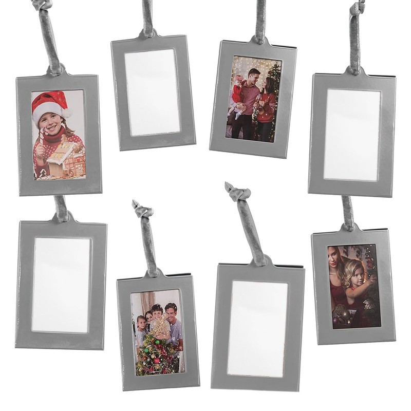 Klikel Picture Frames Ornament - Silver Small Hanging Picture Frames