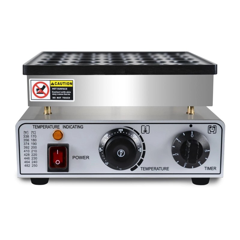 SIJIDING Mini Pancake Maker 25pcs Dutch Pancake Maker 950W Mini