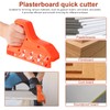 Moendergo 45°/60° Edge Planer for Plasterboard, Plasterboard, Hand Planer, Drywall