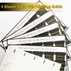 Belegao 75PCS Bible Tabs with Position Guide, Laminated Bible Index