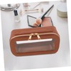 COLLBATH Clear PVC Makeup Bag Portable Travel Toiletry Organizer with