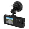 3 Channel Car Dash Cam, Front Rear and Cabin Recording,