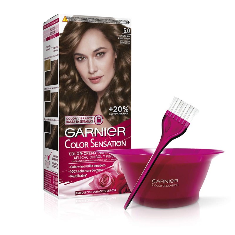 Garnier Color Sensation Coloración Permanent E Intensa Reutilizable Con Bol