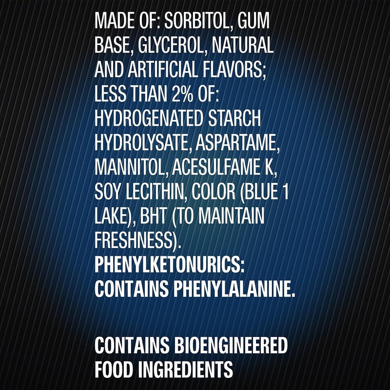 Mars, Inc 21265 Cobalt Gum, Individually wrapped, 10/BX, Peppermint