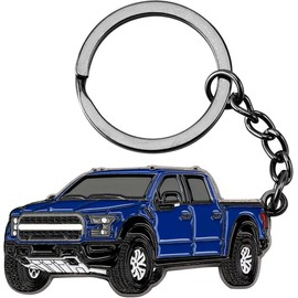 for   for Ford F150 Accessories Metal Key Chain 3D Model Pickup . - Color: Red