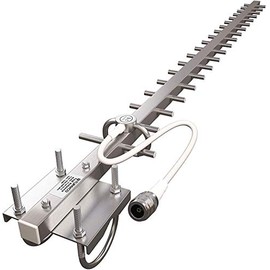 Tupavco TP513 Yagi WiFi Antenna 2.4GHz (17dBi) Outdoor Directional Signal (H:25° V:24°) Long Distance Range (High-Gain Weatherproof) Wireless Network (Pole Mount) N-Female Pigtail Connector