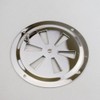 2PCS Round Butterfly Ventilator Vent Cover Stainless 5" Marine Boat