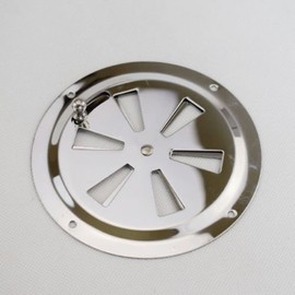 2PCS Round Butterfly Ventilator Vent Cover Stainless 5" Marine Boat Hardware
