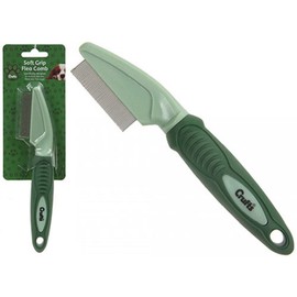 PMS CRUFTS SOFT GRIP FLEA COMB ON BLISTER CARD