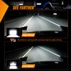 Nilight 4x6 Inch LED Headlights 45W Hi/Lo Sealed Beam Rectangular