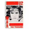 Gift n Gag U2 War Tour Programme Poster Vintage Music Memorabilia Metal Sign