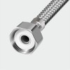 Reinforced Hose 200 cm Flexible with 1/2 Inch Union Nuts