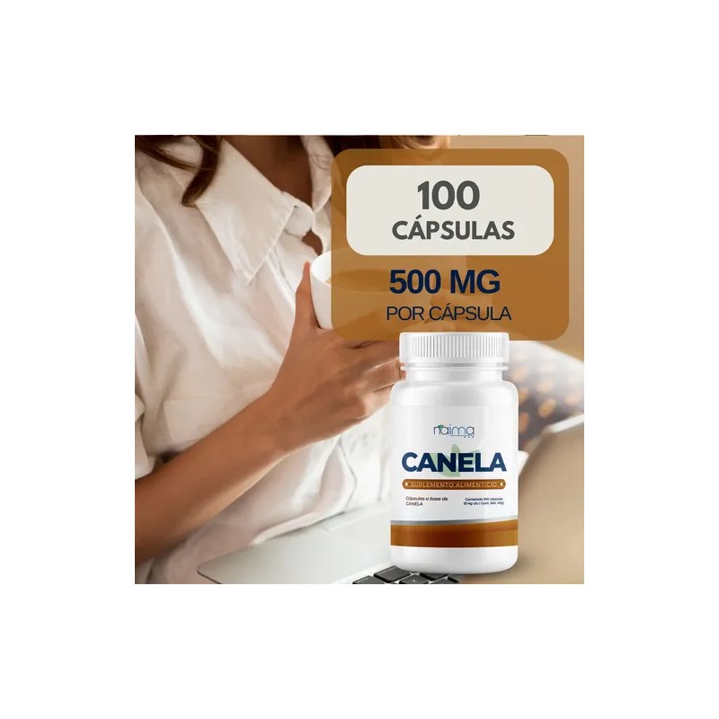 Canela 400 Mg 100 Cápsulas