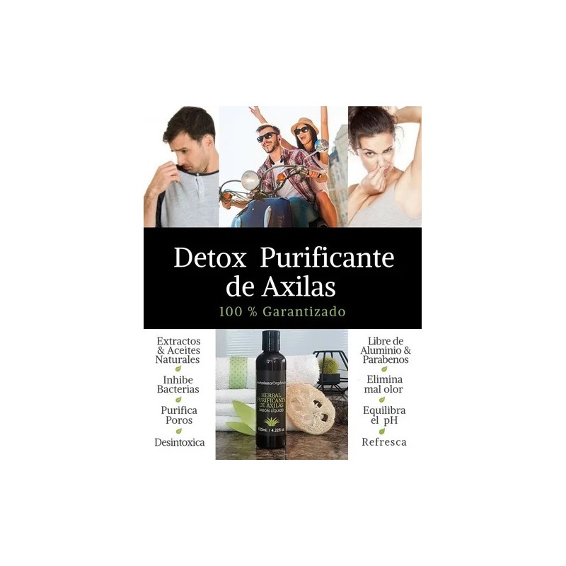 Kit Desodorante Y Jabón Purif.axilas-elimina El Mal Olor Lav
