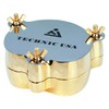 SDent TUV CE 7# Cu-Zn Alloy Aluminum Denture Flasks Dental Lab Aluminum Denture Flask False Teeth Box