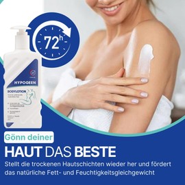 Hypogeen Body Lotion - Hypoallergenic - Body Milk - Body Lotion Irritated Skin - Body Lotion Dry Skin - PH Neutral - for Silky Skin - Body Lotion for (Over) Sensitive Skin - Pump Bottle 300 ml