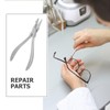 OSALADI Stainless Steel Nose Pad Repairing Plier for Eyeglass Adjustment