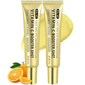 Vitamin C Booster Shot Serum con Niacinamida, Vitamina C Serum Facial 30mL, Ilumina y Unifica el Tono de la Piel, Ayuda a Reducir Manchas, Tratamiento Diario y Nocturno (2PCS)