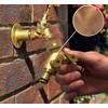 CZSYZCZS Garden Tap Splitter 2 Way - Brass 2 Way
