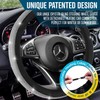 Zone Tech Car Steering Wheel Bling 12V Heated Cover -