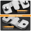 Picture Frame Hanger Bracket 12 Pieces Furniture Connectors Interlocking Flush-Mounted