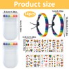 14pcs Pride Face Paint Sticks Set, Rainbow Face Paint Set