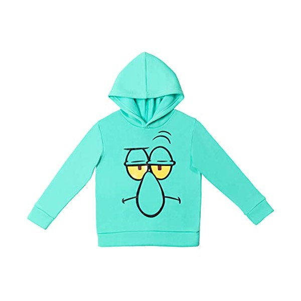 Nickelodeon SpongeBob SquarePants Squidward Toddler Boys Hoodie Aqua 4T