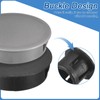 sourcing map 3Pcs 60mm(2-3/8") Nylon Hole Plugs, Flush Type Panel