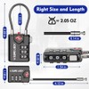 SURE LOCK TSA Compatible Travel Luggage Locks, Inspection Indicator, Easy