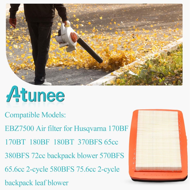 Atunee 512652001 Air Filter with Pre Filter for Husqvarna 170BF