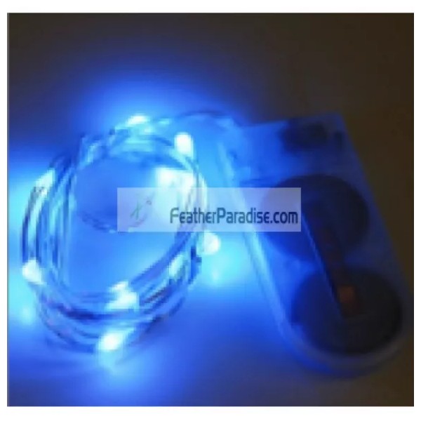 FeatherParadise Indoor LED String Lights 6 Pieces for Tower Vases-Green