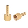 sourcing map Brass Hose Barb Fitting Connector, 6mm Barb G1/8