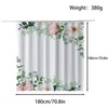 FAIRYGATE B8505 Shower Curtain 180 x 180 cm Flower Motif
