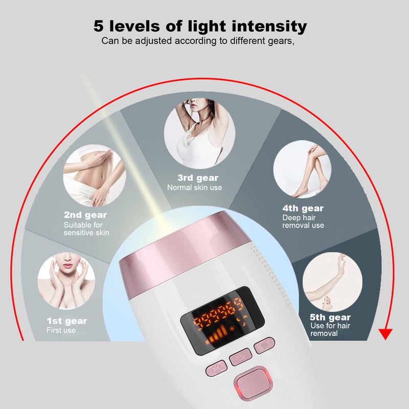 990000 Flashes Ice Cooling Hair Removal Device Leg Armpit Arm