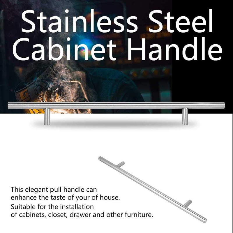 Pull Handle with Screw, Stainless Steel T Bar, Cabinet Pull