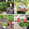 SAFTA Gardening Gloves for Men & Women, Leather palm with