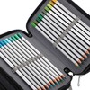 IGNPION Large Multi-Layer School Pencil Case for 72 Colored Pencils