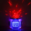 Star Sky Projector LED Music Alarm Clock Multifunction Calendar Temperature
