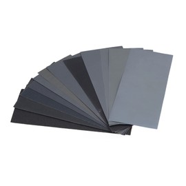 Kit de lija AUHX, resistente al agua, grano 120 a 3000, resina duradera, diseo estndar para lijar y pulir (Juego de 14 piezas)