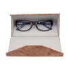 boshiho ECO-Friendly Natural Cork Sunglasses Box Foldable Triangle Sun Glasses