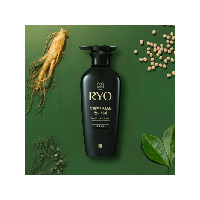 Ryo Scalp Nutrition Moisturizing Conditioner_Fermented Green Tea 400ml / 려