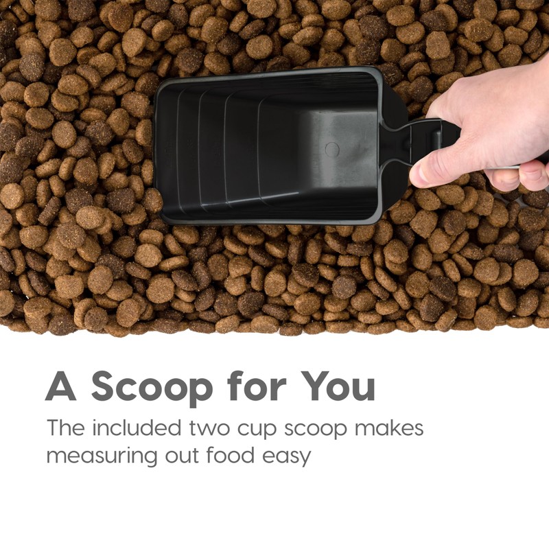 IRIS USA Dog Food Storage Container, 30 lbs & 11