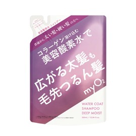 myO2 My Oato Water Coat Shampoo, Deep Moist, Refill, 12.8 fl oz (380 ml)