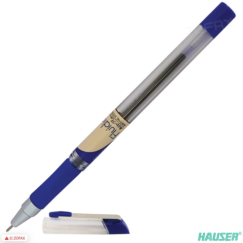 HAUSER Fluidic 5 x 0.7mm BLUE Acu-Flow Smooth Ballpoint Pens
