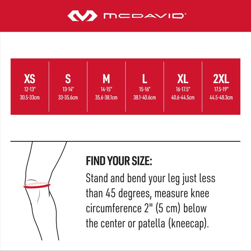 McDavid 422 - Tutore per ginocchio, Nero, L