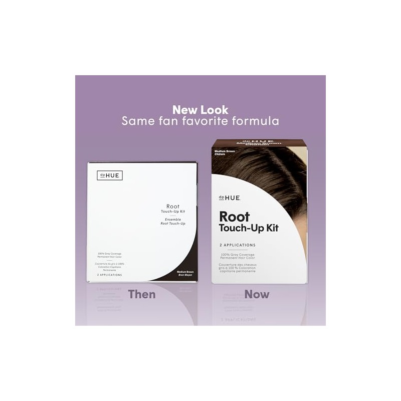 Dphue Root Touch-up Kit - 6.0 Medium Brown 2 Applications