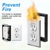 3pcs Electrical box Extender, 3.66in Outlet Box Extension with Screwdriver