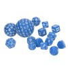 15pcs Complete Polyhedral Dice Set Acrylic D3 to D100 Spherical