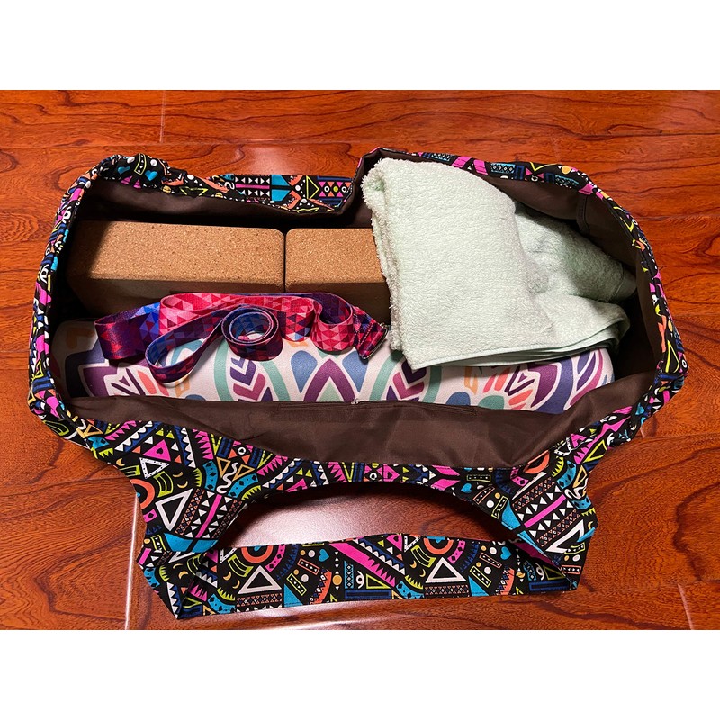 Aozora Yoga Mat Bag Large Yoga Mat Tote Sling Carrier