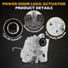 4Pcs Door Lock Actuator for 2007-2011 Honda CR-V CRV EX